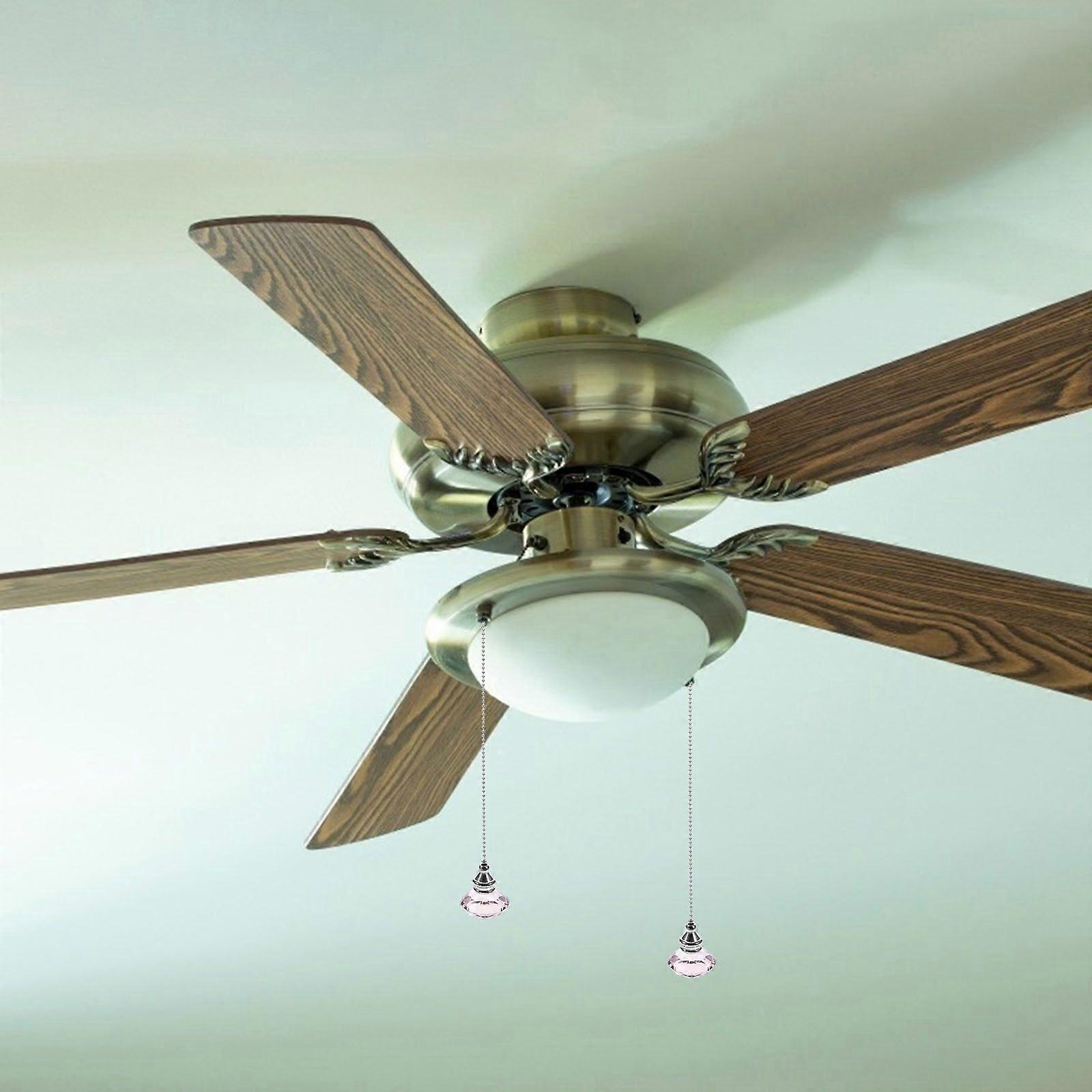 6 pcs  Ceiling Fan Pull Chain Rhinestone Beaded Light Fixture Pull Chain Extender