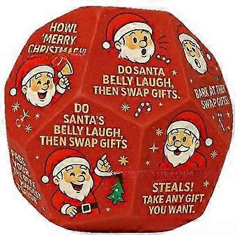 Santa Swap Gift Exchange Dice Game 2025 New - Christmas Gift Exchange Dice, Creative Christmas Stocking Stuffers Gift Exchange Dice with 12 Different-