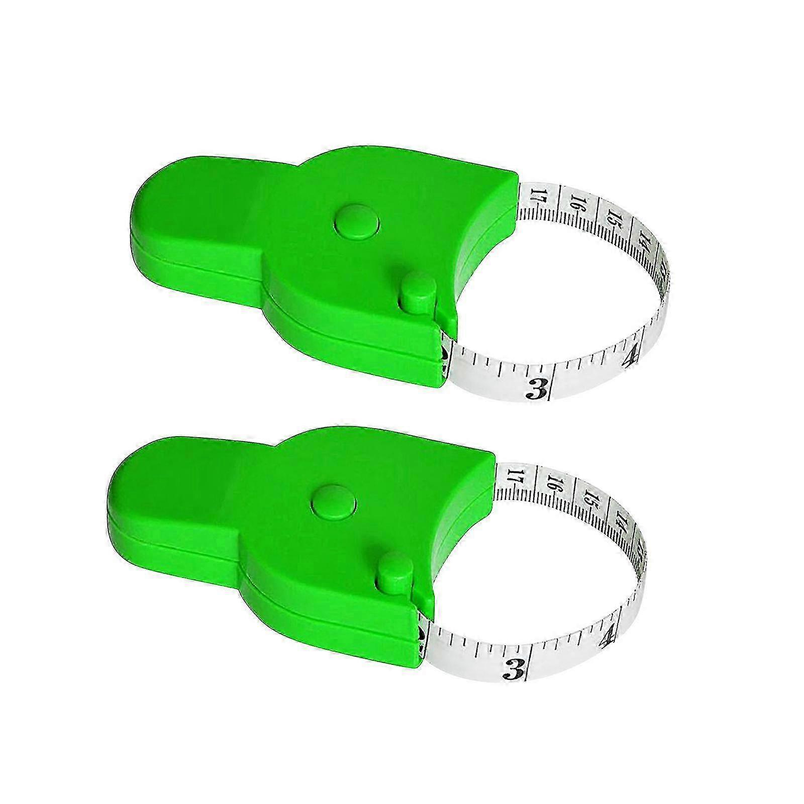 2pc Automatic Telescopic Mmeasuring Tape For Measuring Body Circumference