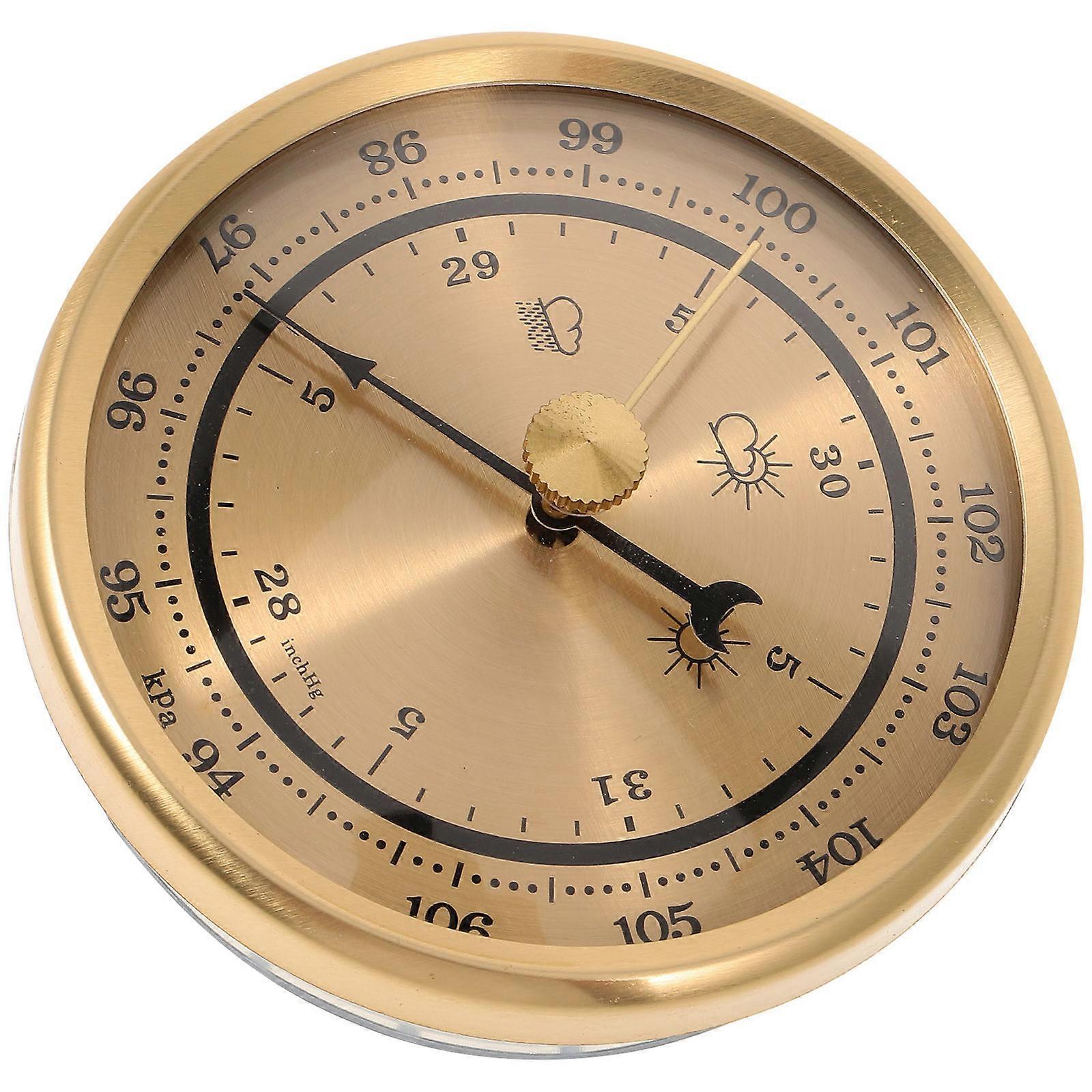 Portable Barometer Household Barometer Dial Design Barometer Multi-use Barometer
