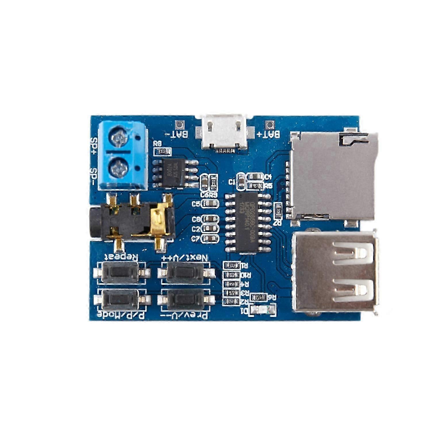 Mp3 lossless decoder board comes with amplifier mp3 decoder TF card U disk decoder player XKS