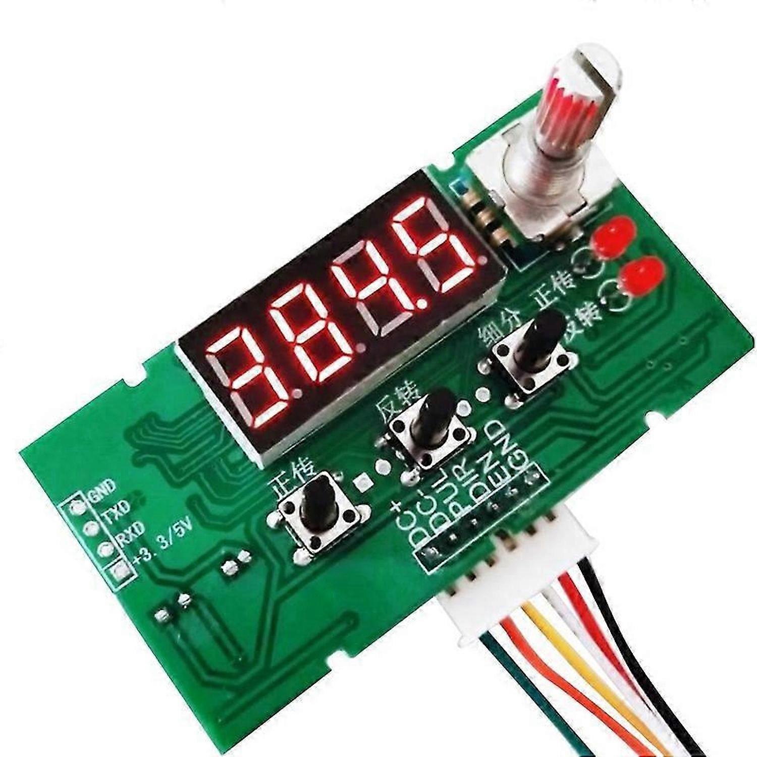 Speed RPM Display Stepper Motor Driver Controller Board Speed Adjustable Reversal