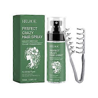 2pcs Dry Shampoo & Styling Spray Set, with ABS styling comb for on-the-go daily hair care