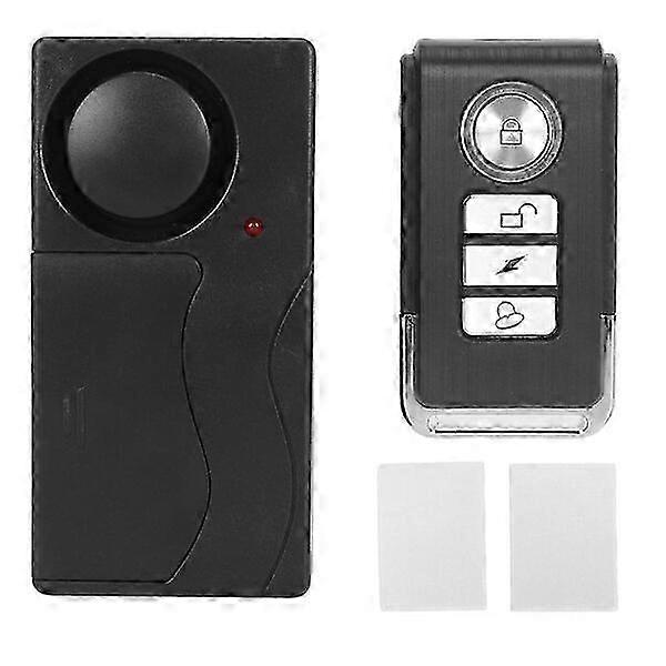 Door alarm, 1 pc, Remote controllable with 4 modes suitable compatible with multiple scenarios