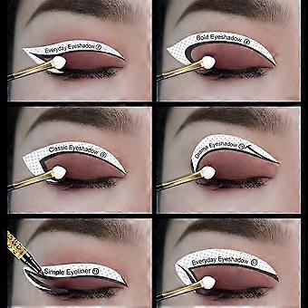 Professional Eyeliner Stencil Eyeshadow Stencil Set Non Woven Eyeliner Stencil Kit Eyeliner Eyeshadow Stencil Templates