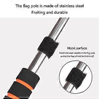 2 Pcs Portable Soccer Referee Flags Checkered Linesman Flags with Bag Football Training Flags Referee Equipment Tool