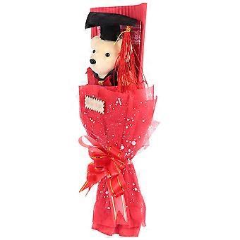 3Pcs Graduation Bear Bouquet for Decor Featuring Premium Multi-Purpose Bears