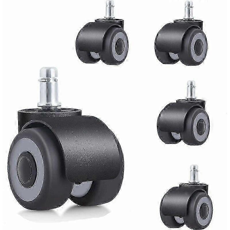 5 Pack Office Chair Casters Replacement Wheels