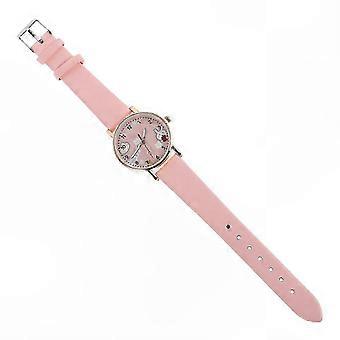 Kinderhorloge met gemakkelijk afleesbare wijzerplaat, schattige ronde cartoonvorm in meerdere kleuren, 1 stuk voor jongens