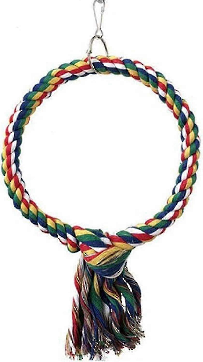 Cotton Rope Hanging Bird Perch