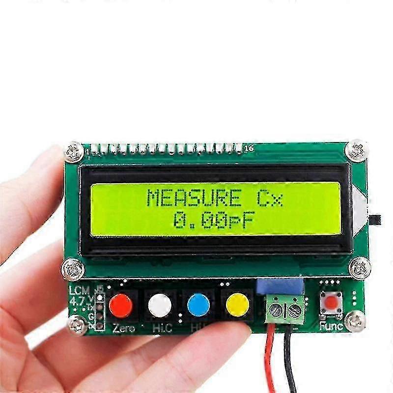 2024 Digital Capacitor Meter Inductance Capacitance L/C Meter LCD Capacitance Meter Tester Mini USB Interface with USB Cable