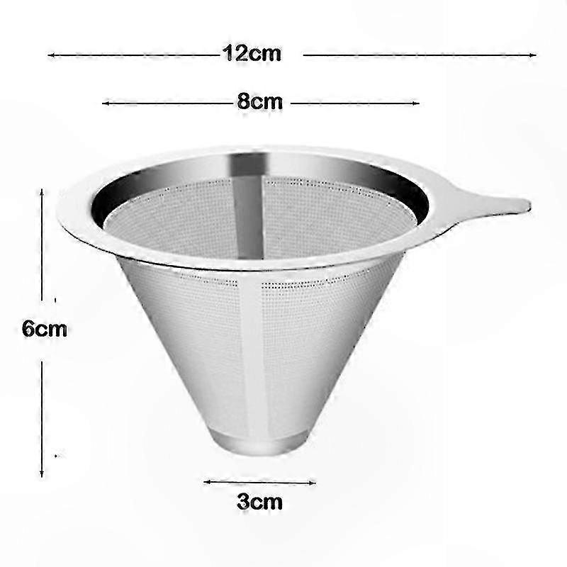 Double Layer Stainless Steel Dripper