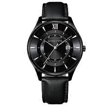 Hannah Martin Watch   Brand Minimalist Leather Strap Watch ized High Quality Mens Wristwatches Montre Homme