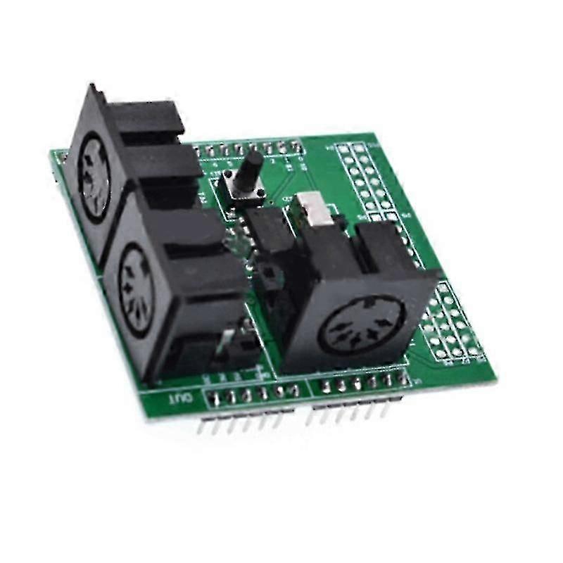A MIDI Shield Digital Interface Adapter Board Module MIDI IN/MIDI OUT/MIDI THRU