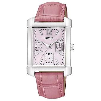 Lorus Watches Quartz Analog Woman Watch with RYR23AX Cowhide Bracelet