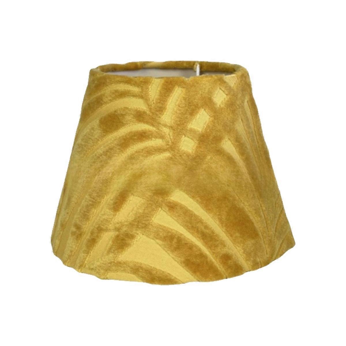 Lightweight Decorative Lamp Shade, Convex Leaf Pattern, Delicate Tassel Design