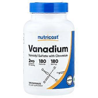 2 x Nutricost, Vanadium , 2 mg , 180 Capsules