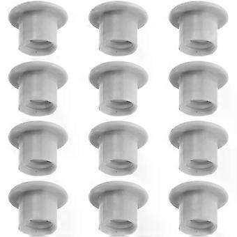 Tappi a vite in plastica per il fissaggio delle scivolate, confezione da 12 pezzi, per la sostituzione di scivolate per bambini.