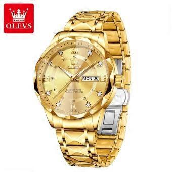 OLEVS 5609  Hot Selling Styles Luxury   Design  Classic Luminous Waterproof Stainless Steel Quartz Watch for Man