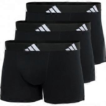 Adidas Mens Plain Boxer Shorts (Pack of 3)
