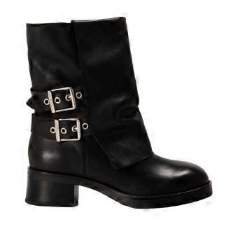 Steve Madden Womens/Ladies Bonfire Trench Metallic Block Heel Ankle Boots