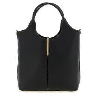 Tod's Black Calfskin Tote Bag