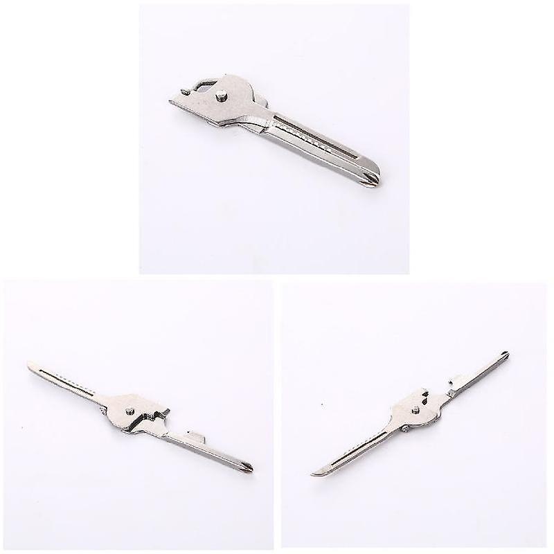 Multifunctional Utility Key Tool 6 in1 Pockets Keychain Outdoor Tool Multi Tools for Auto Camping