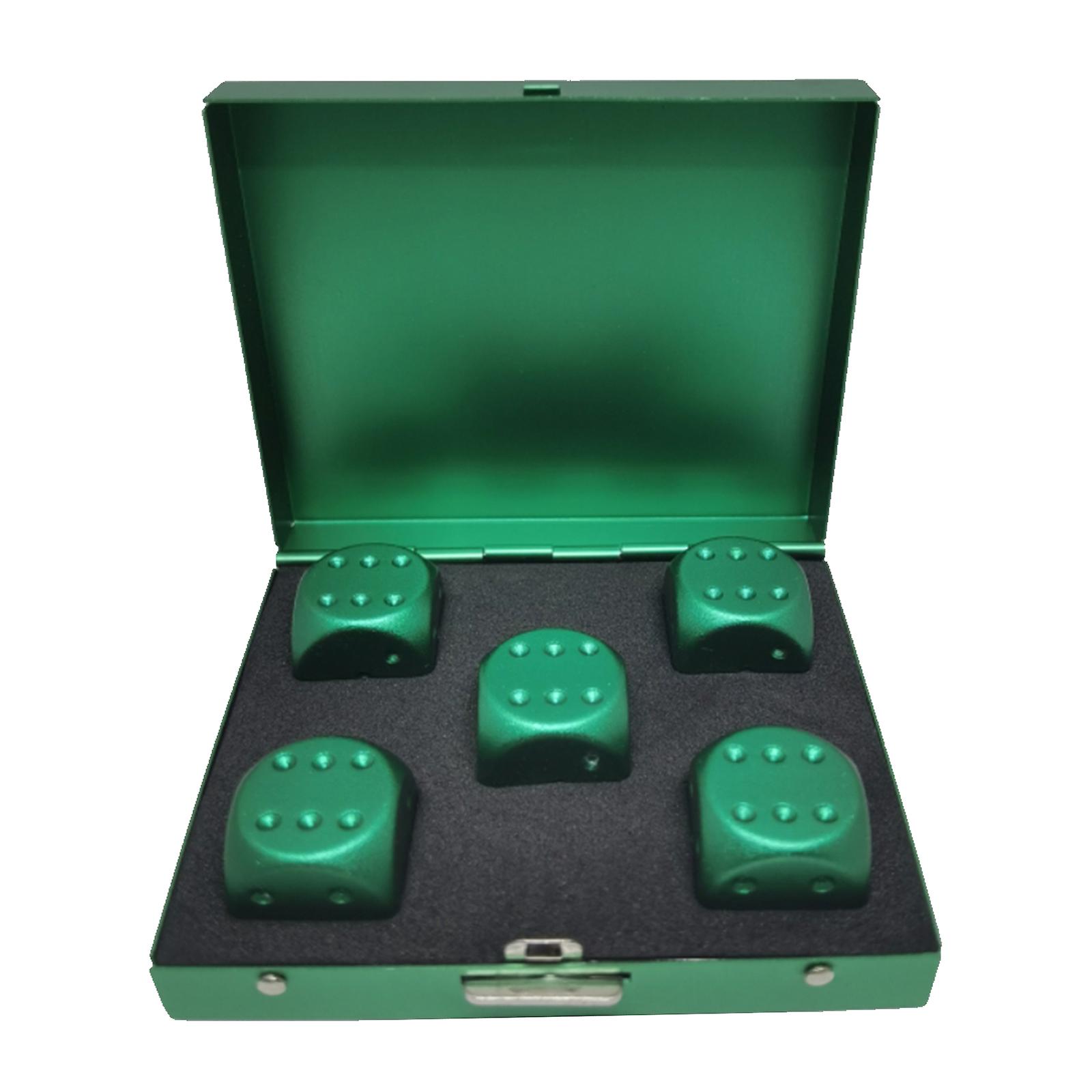 قابلة لإعادة الاستخدام حزب النرد الملحقات سبائك الألومنيوم المعادن النردات ويسكي النرد الحجارة