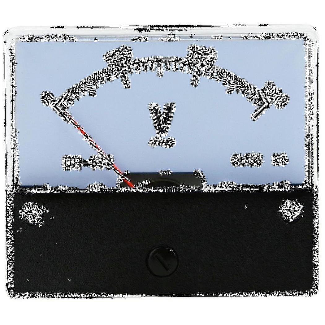 Rectangle Ac 0-300v Gauge Analog Voltage Panel Meter Voltmeter Dh670