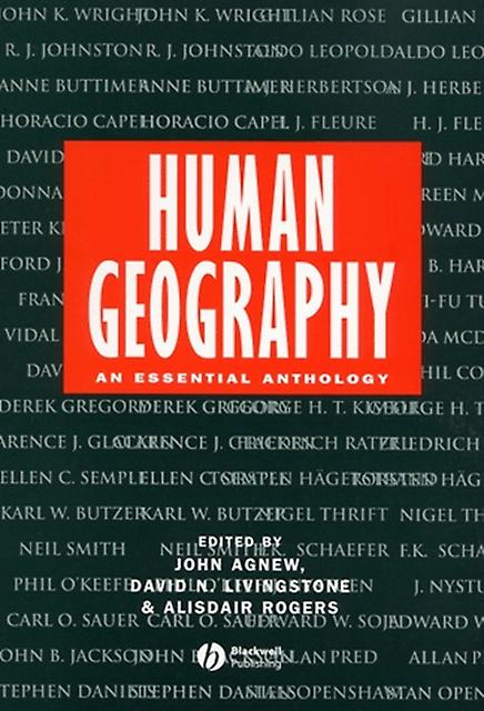 Human Geography - Agnew - Human geography - John Wiley & Sons - Paperback