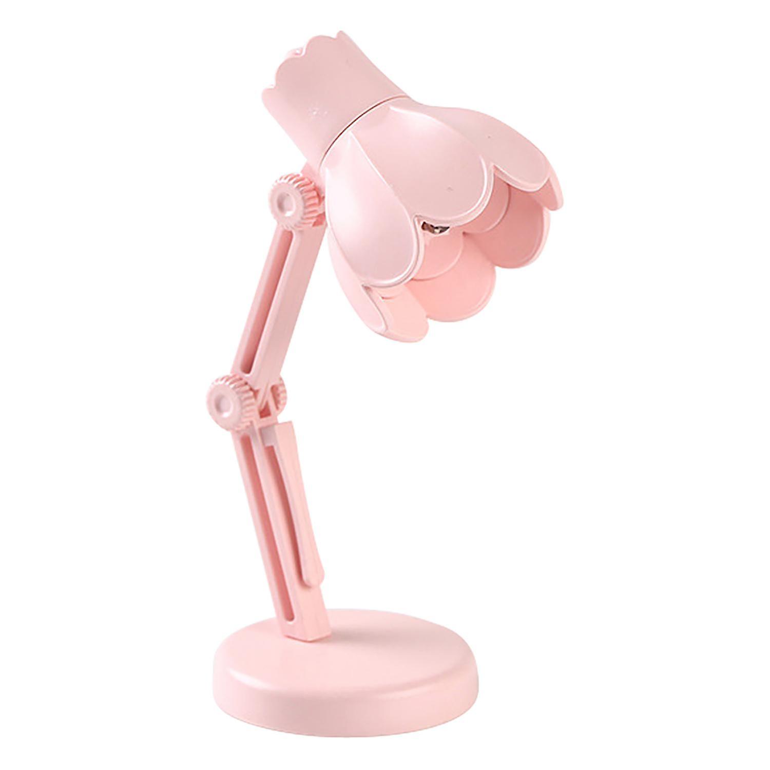 Desk Light Portable Eye Protection Safe Flower Shape Opening Magnetic LED Reading Lamp for Dorm
