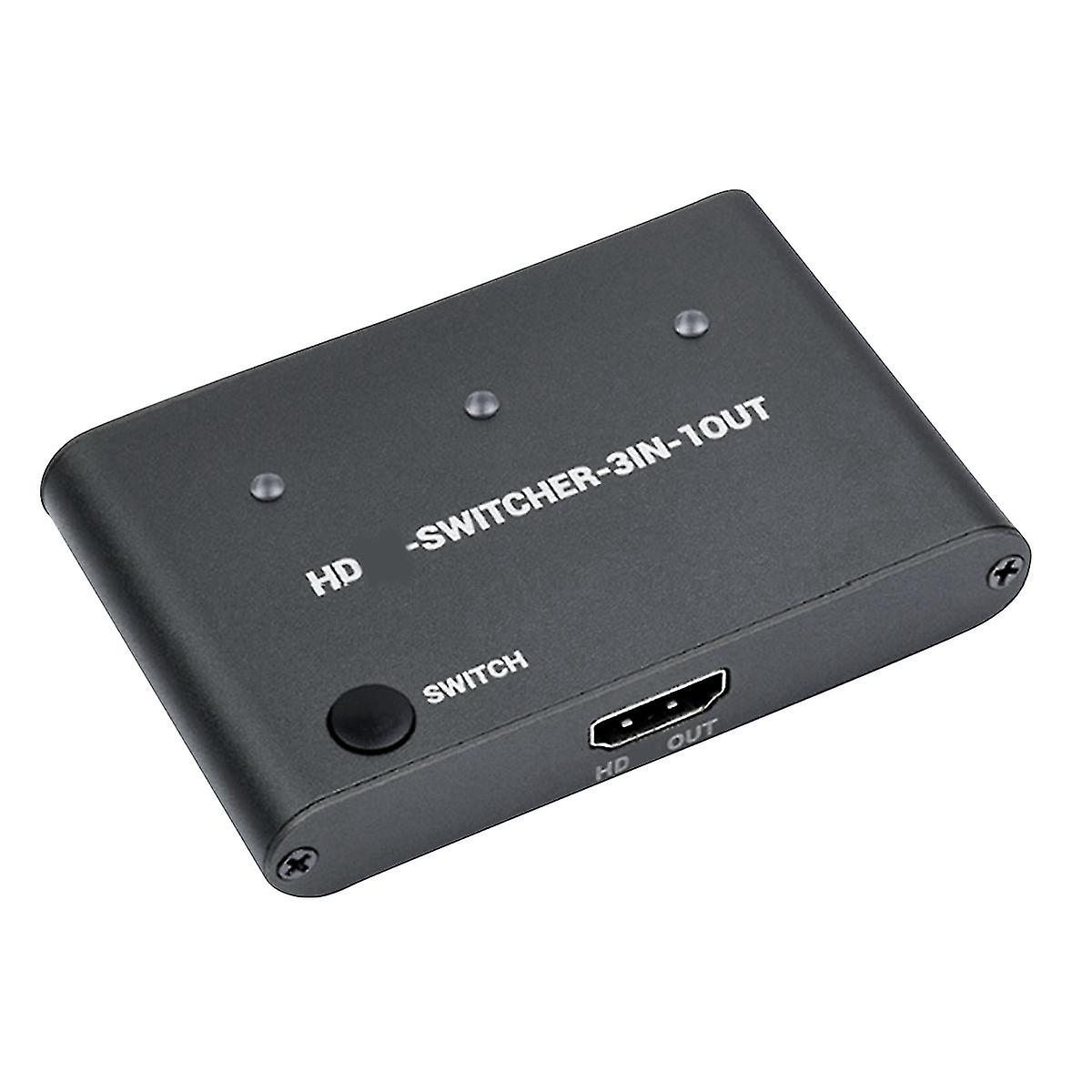 Three-way -compatible Switcher 4k Hd Display Video Converter Three Into One Out