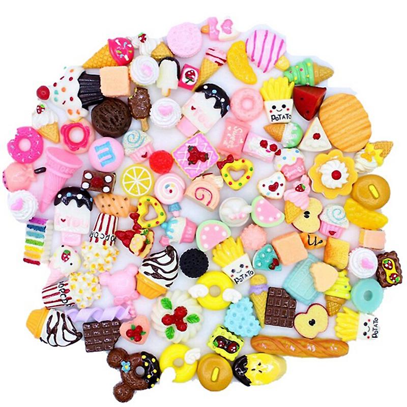 Mini Play Toy Food Cake Biscuit Donuts Miniature