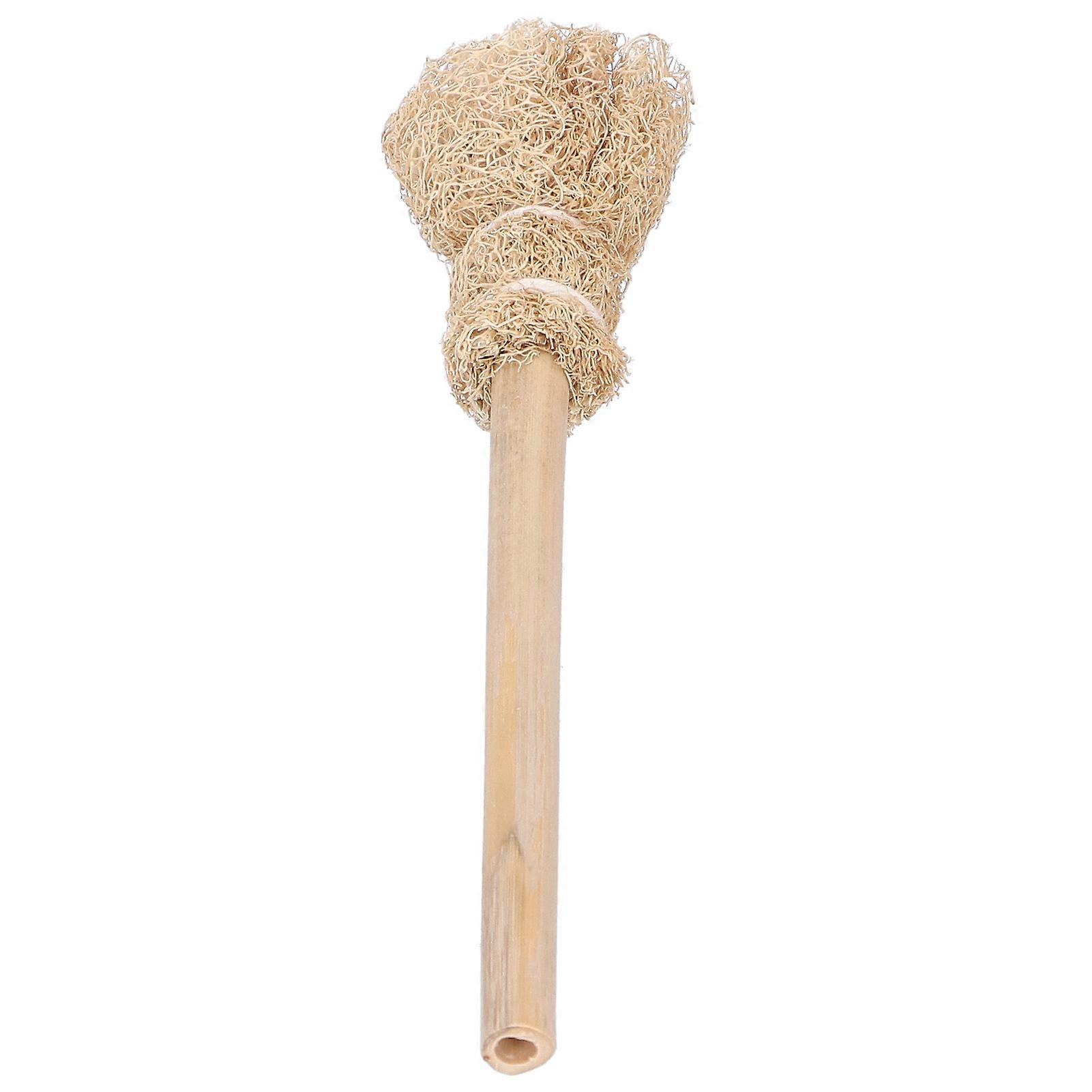 Natural Loofah Brush for Gentle Cleaning of Water Cups, Teacups, and Teapots - Essential Tea Ceremony Accessories for a Pristine Brew Experience