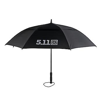 Automatic Sunshade Umbrella Double Layer Breathable Business Umbrella for Sunny and Rainy Day Black