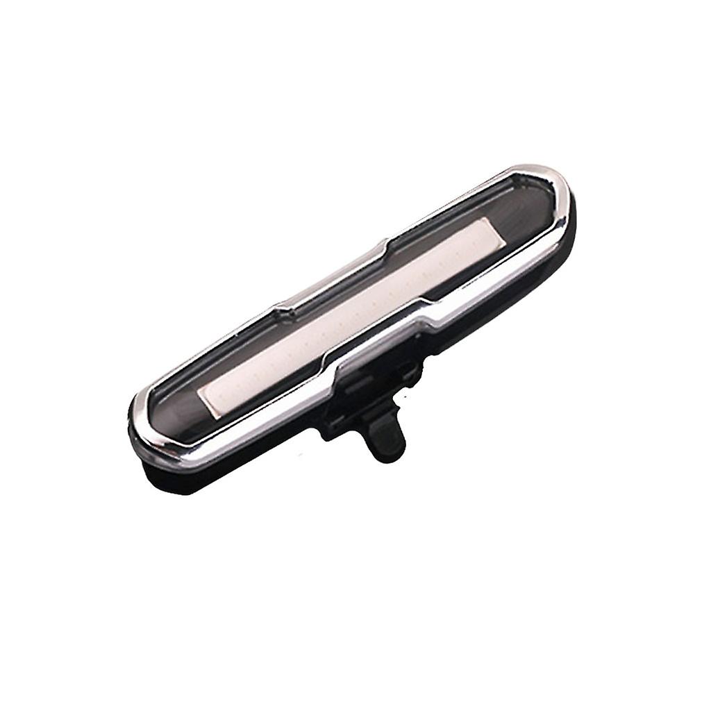 USB Rechargeable Bike Bicycle Cycling 5 Modes LED Front Rear Tail Light Lamp Red White Blue