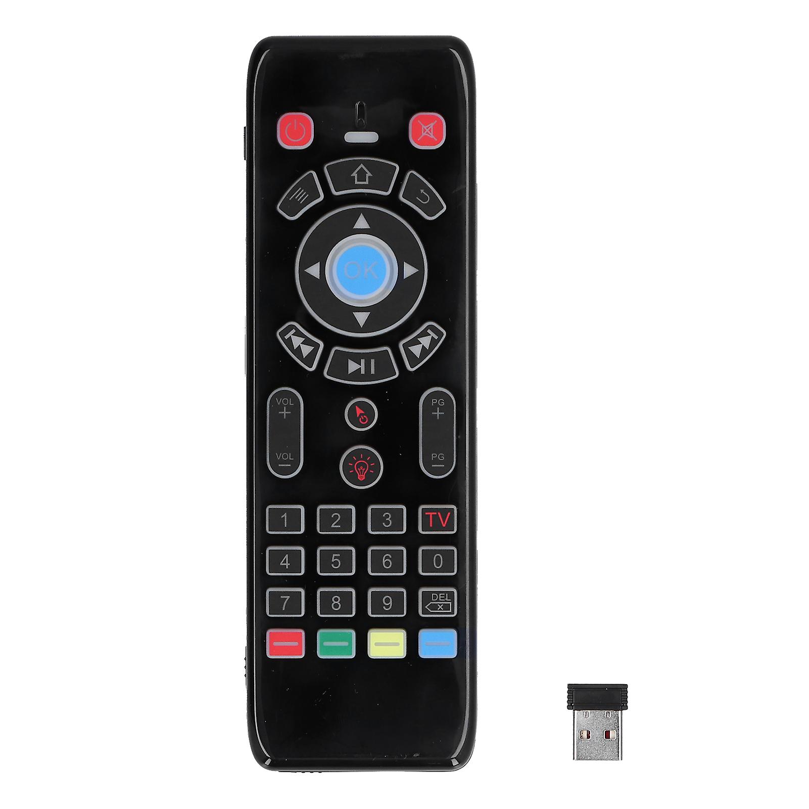 Remote Mouse Wireless Voice Input Backlit Keyboard 2.4G TV Control Device