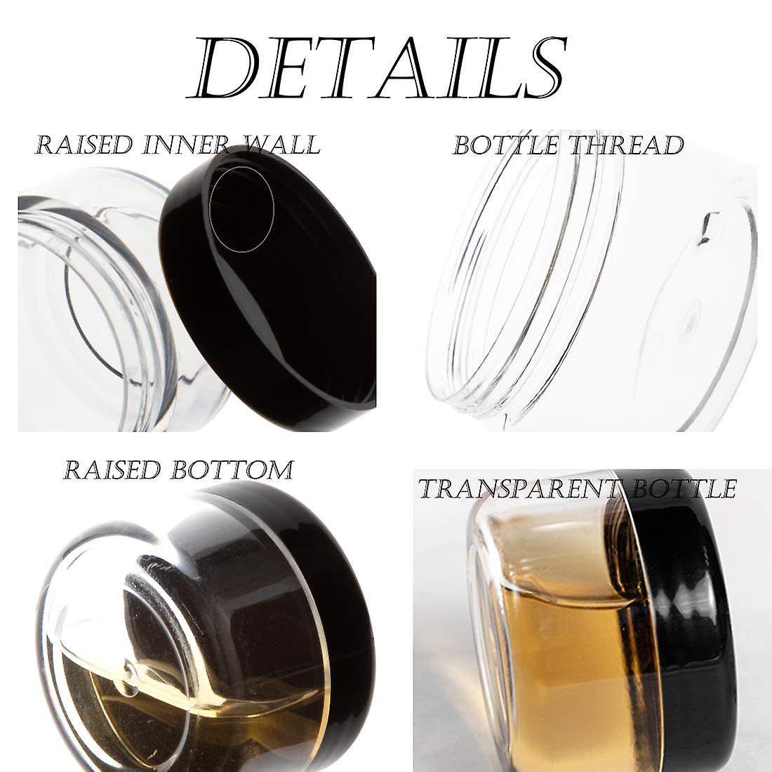 100 Pcs 5 Gram Cosmetic Containers Sample Jars Tiny Makeup Sample Containers with lids