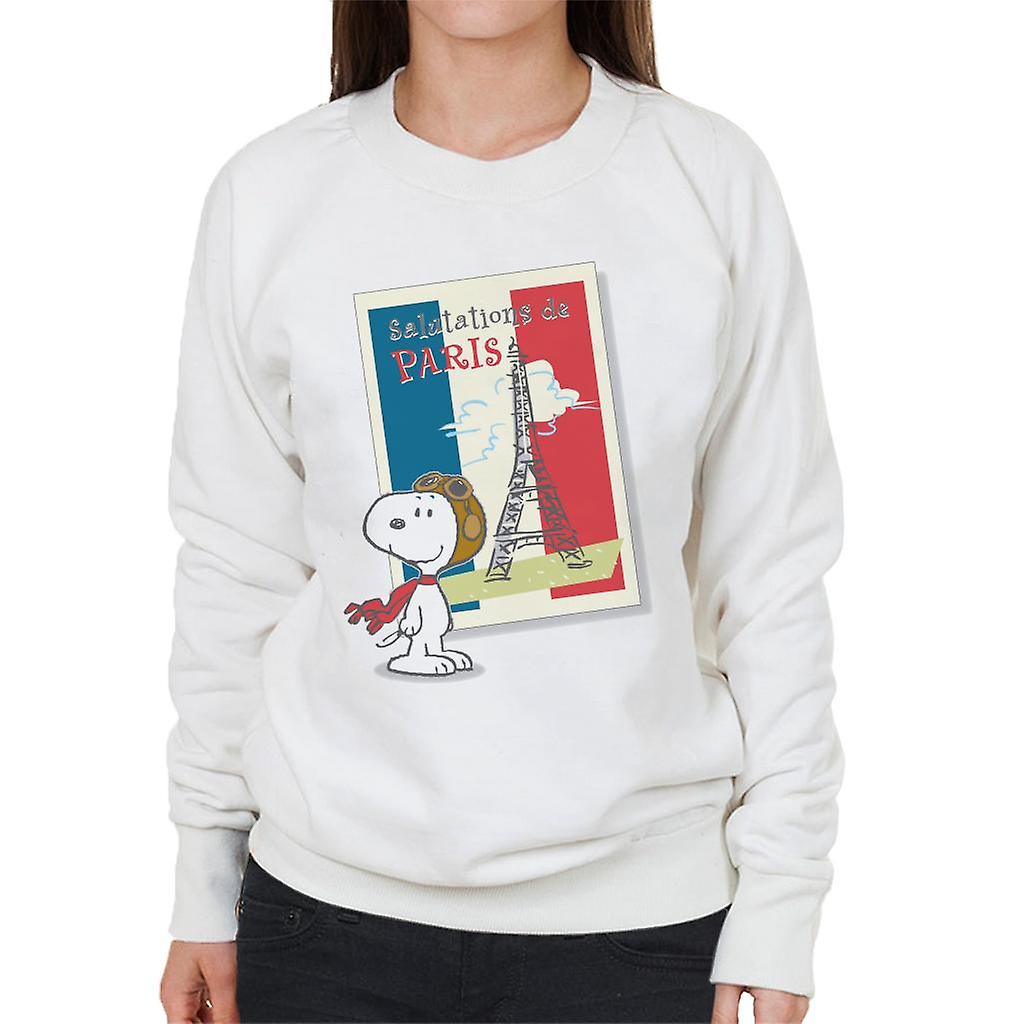 Peanuts Snoopy In Paris Women's Sweatshirt