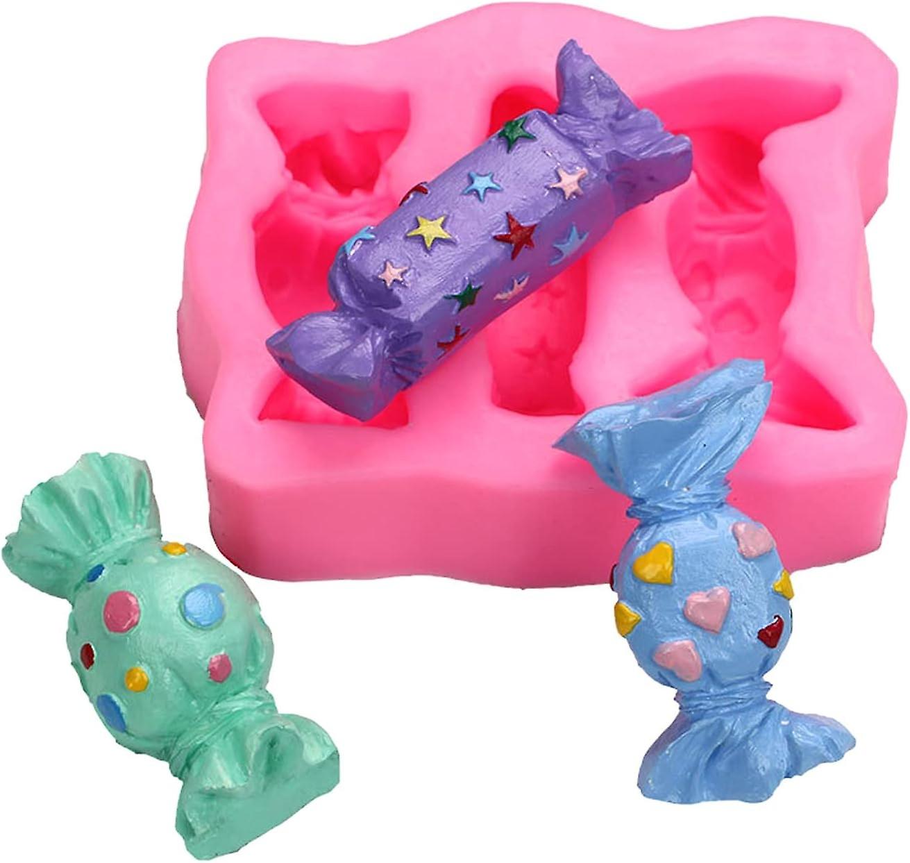 Pink Silicone Candy Pattern Fondant Resin Mold