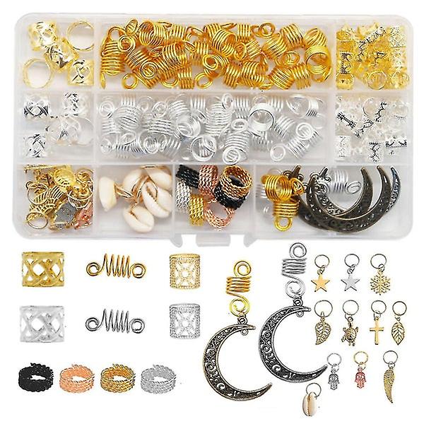 117pcs Dreadlocks Hair Accessories Set