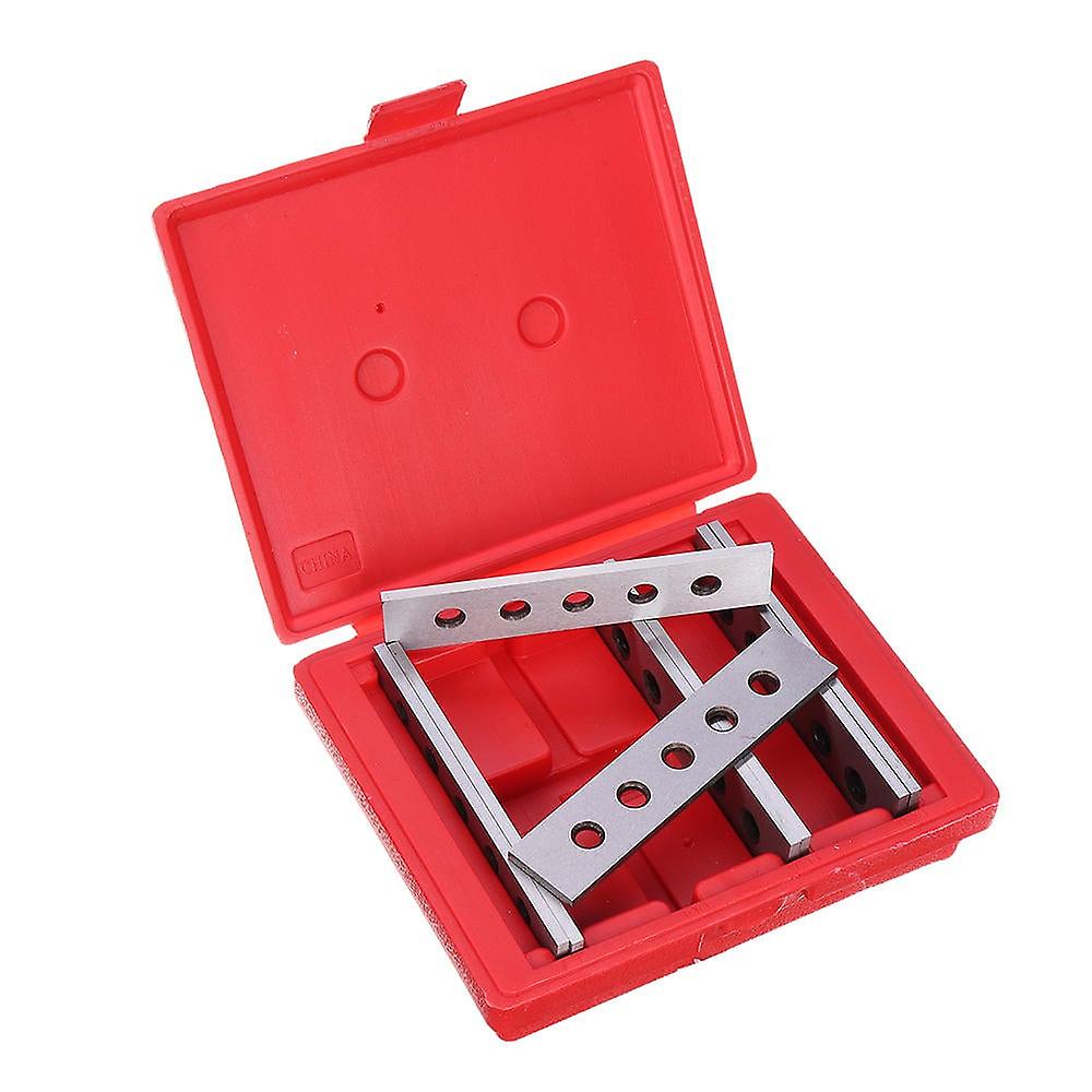 8Pcs 3/16 Inch Parallel Pad Block Vises Machine Tool Parallel Base Set 4set Parallel Iron Plate Lathe Tools