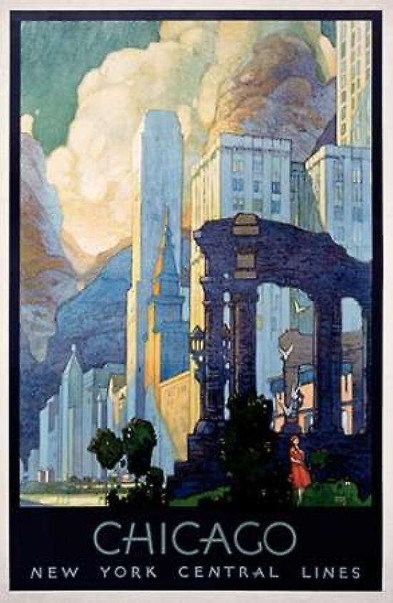 New York Central Lines / Chicago Poster