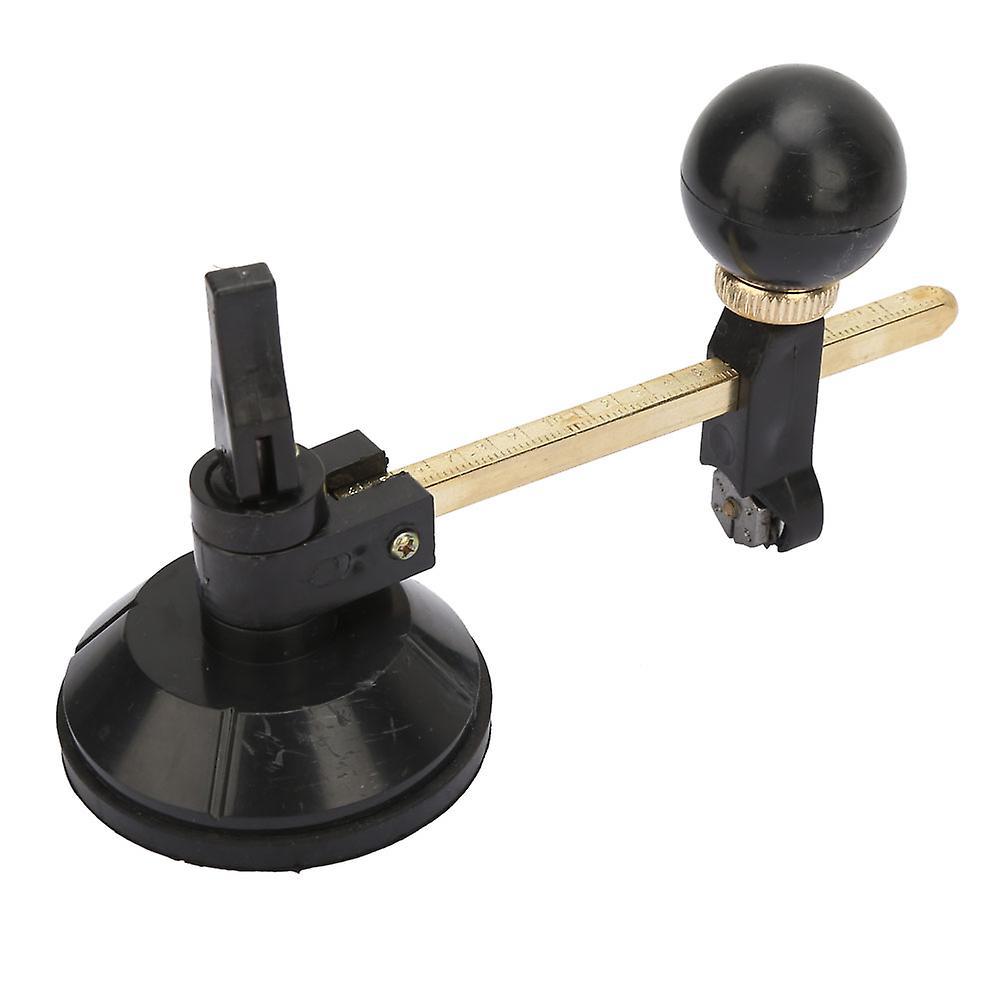 Glass Cutter 6 Wheel Circular Compass with Suction Cup 20cm