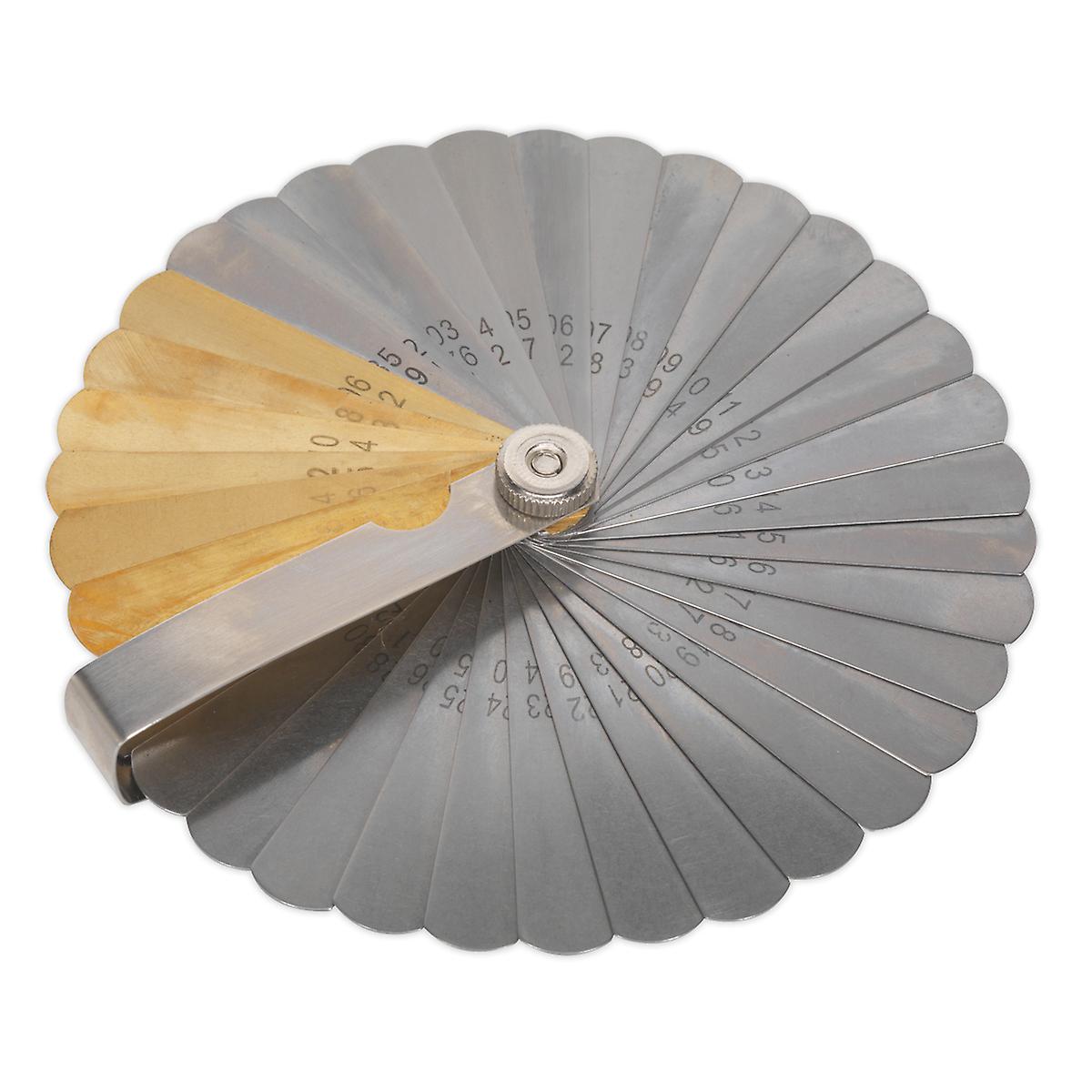 Sealey Vs513 Fühler Messgerät 36 Blade Combo Stahl/Messing - Dual geprägt