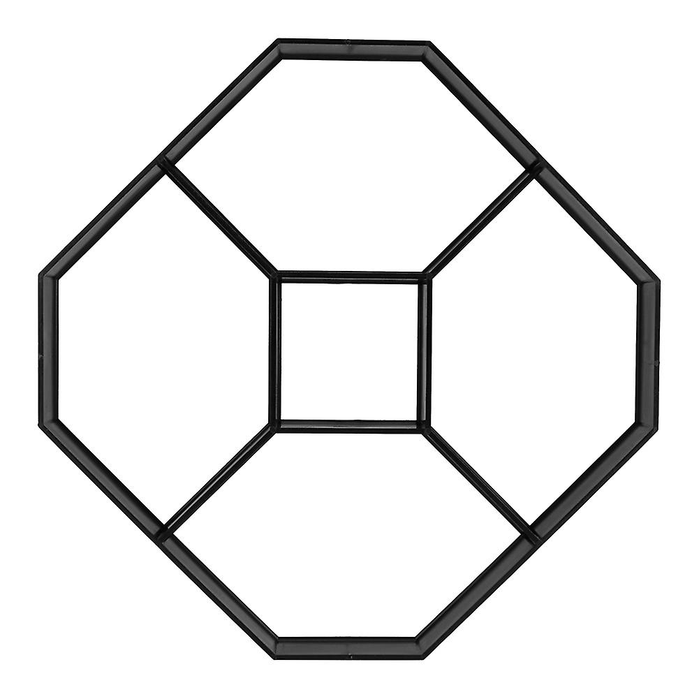 Hexagonal DIY Concrete Paving Mold Cement Brick Walk Paths Maker for Garden Yard Patio