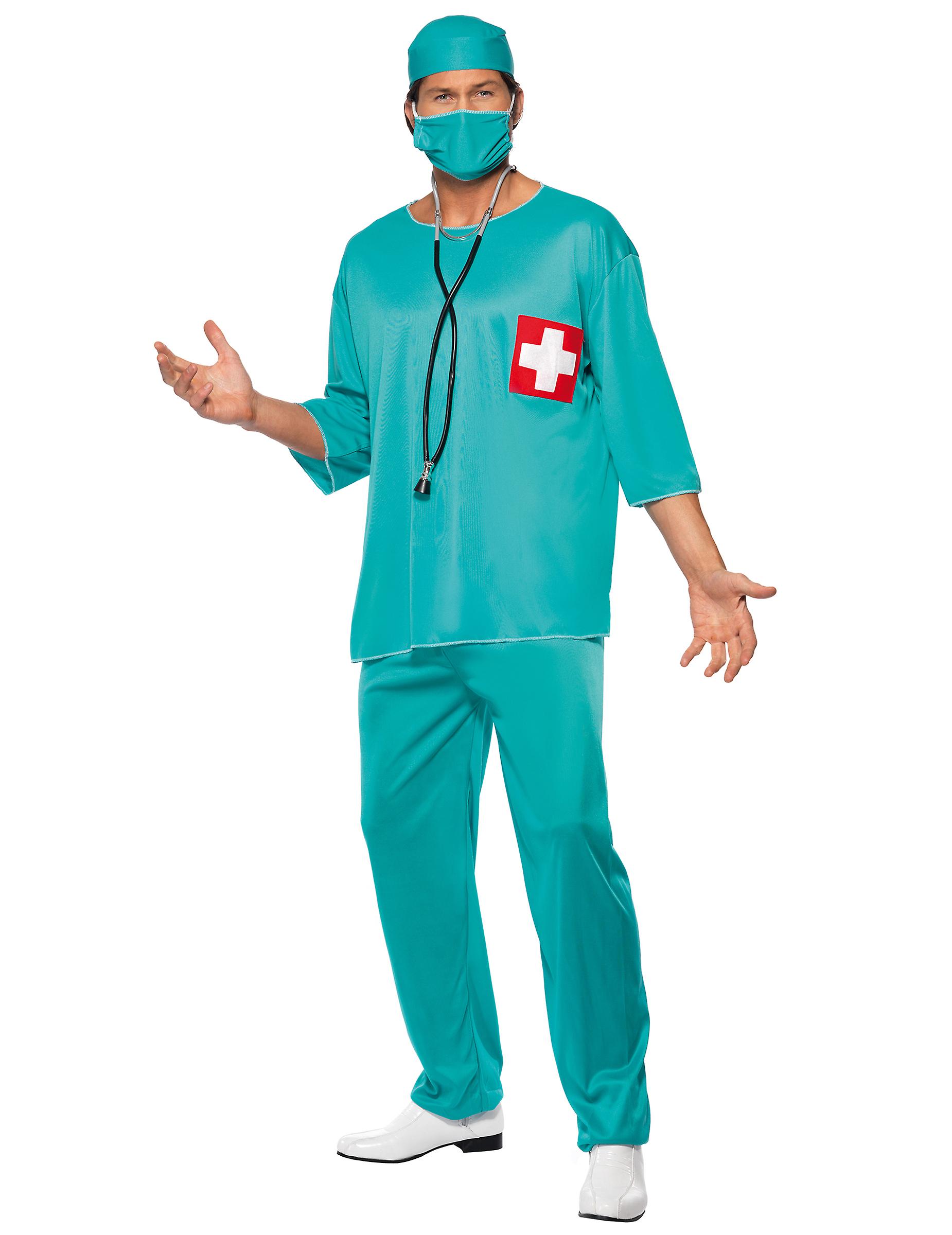 Disguise emergency surgeon man