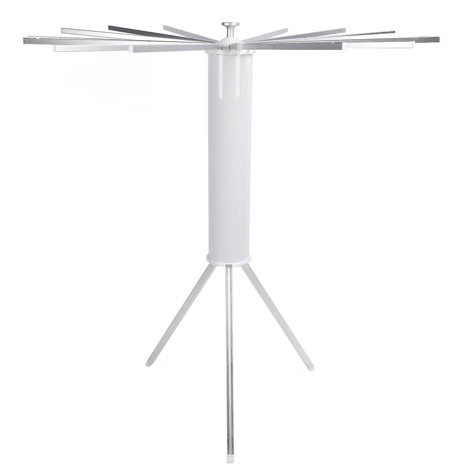 Tripod Clothes Drying Rack Folding Collapsible Space Saving Laundry Drying Rack for Indoor Balcony Outdoor Octopus Style Aluminum Pole Foot