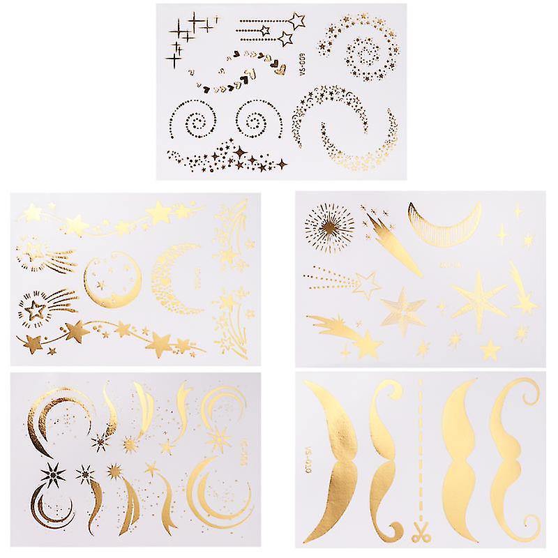 5sheets Halloween Face Sticker For Halloween Decorations