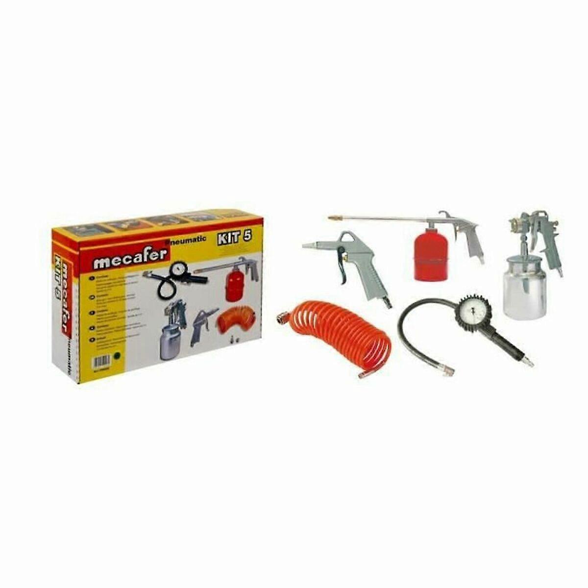 Luchtcompressor accessoire kit MECAFER 5 Stuks
